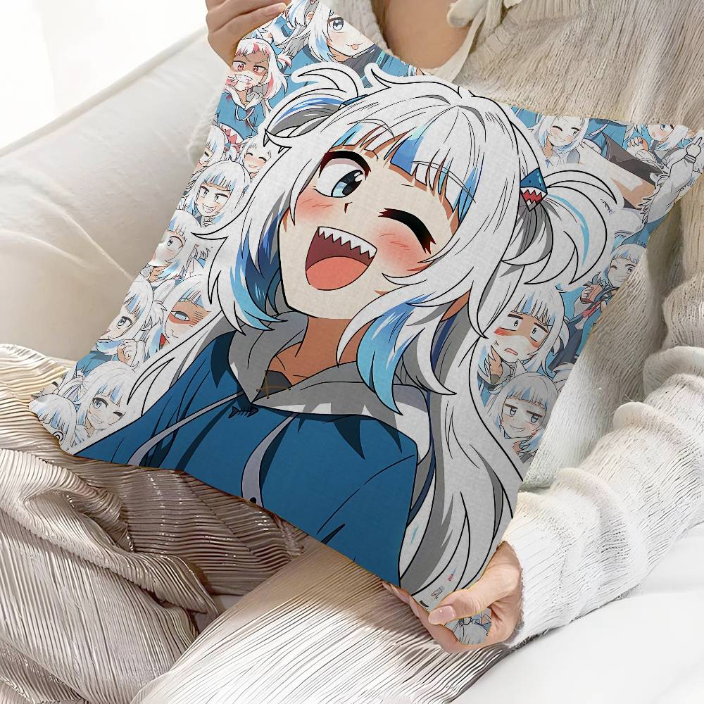 G-Gawr Gura Maple Design Cushion Cover Happy Autumn Harvest decor Holiday Decorati Pillow Cover