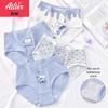 Ailier & Aurora Girls' Pure Cotton Cartoon Underwear (4-Pack)
