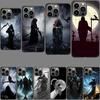 Tod Sensenmann Schädel Handyhülle Für Iphone 16E 15 Pro 14 Plus 17E 16 17 Pro Max Air 11 12 13 Mini Stoßfest Capa Niedlich Cov