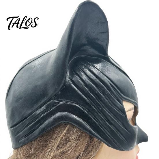 Flexible Latex Masquerade Mask Halloween Catw Woman Mask, Black Cat Eye Costume Soft Cool Leather Accessory for Superhero Cosplay Party Material