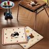 Cartoon Warm Seat Cushion Non Slip Office Seat Mat Decorative Chair Pad Bedroom