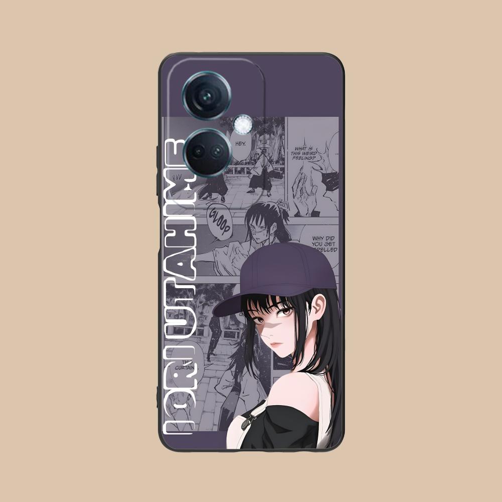 JJK Utahime Iori Matte TPU Mobile Phone Case for OPPO Find X9 X8 X7 X6 X5 X3 X2 Plus s Pro Ultra Lite Colorful Printing Cover