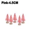 50PCS Mini Christmas Tree Sisal Silk On Cedar Christmas Window Decorations Christmas Tree Christmas Desktop Decorations