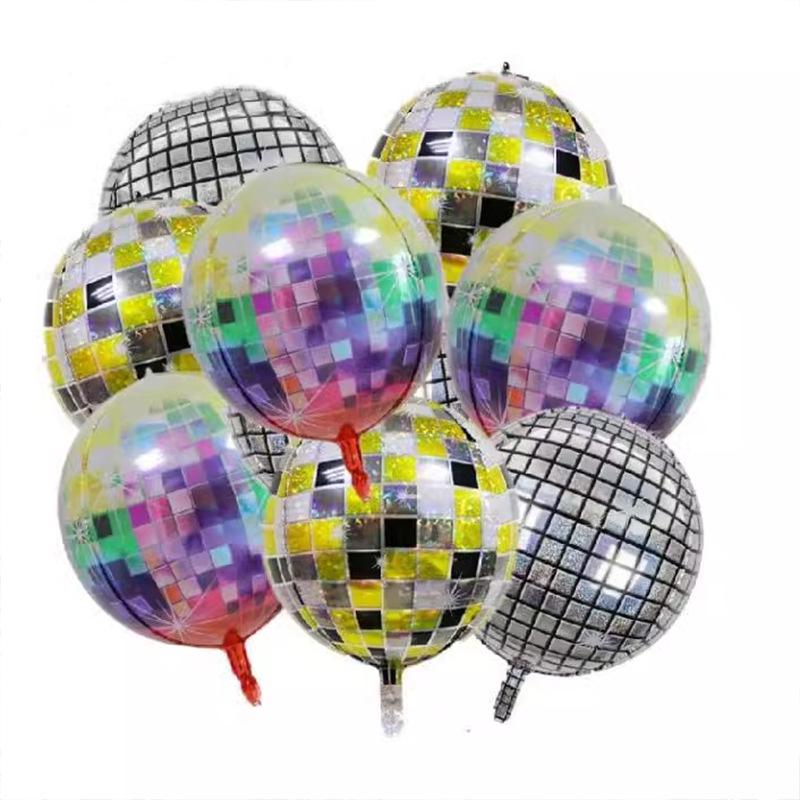 22" 4D Disco Aluminum Foil Balloon for Parties and Events