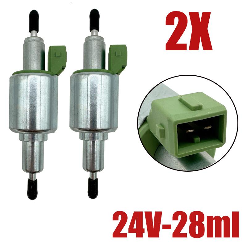2X 12V 24V 2-5KW Air Diesel Heater Oil Fuel Pump For Webasto Eberspacher Truck Heater Pulse Meter Pump 16ML 22ML 28ML 32ML