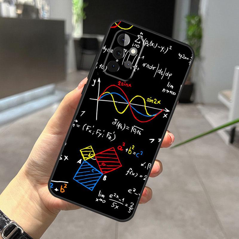 Math Equations Formula Case For Samsung Galaxy A32 A12 A22 A52 A35 A26 A16 A05 A55 A15 A54 A34 A14 A56 A36 A13 A53