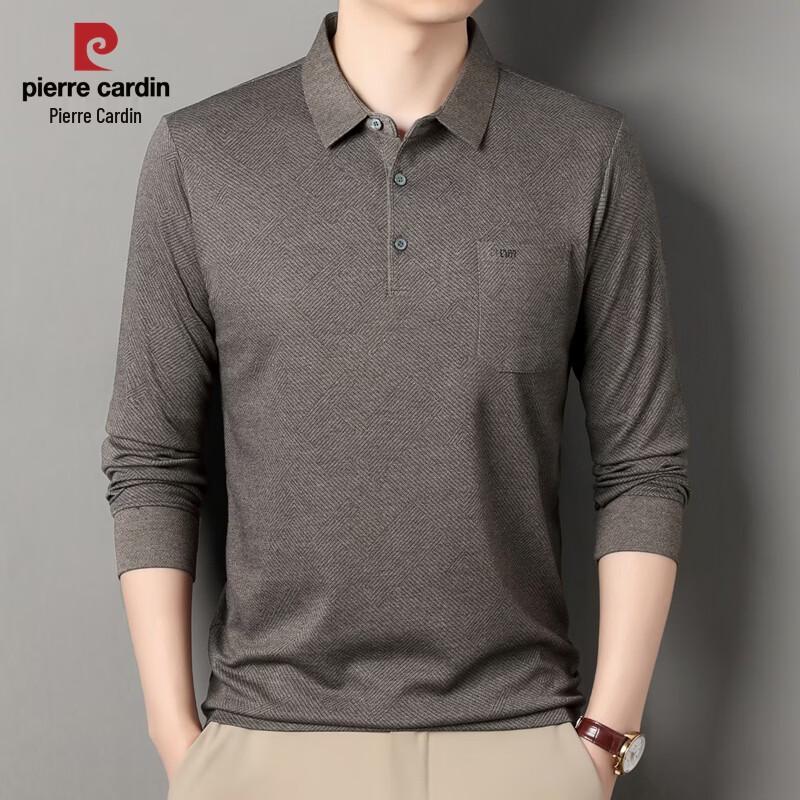 Pierre Cardin Men's Slim Fit Long-Sleeve Polo Shirt