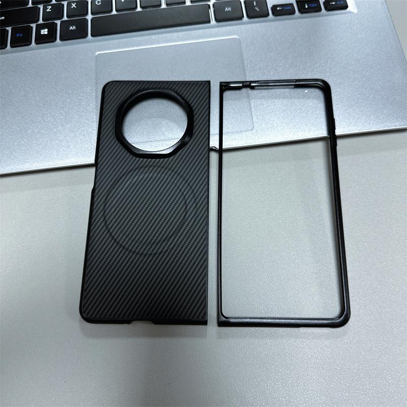 For Huawei Honor Magic V3 Case Hard PC Carbon Fiber Magnetic Wireless Charging Protective Back Cover For Magic VS3 V2 VS2 V Flip