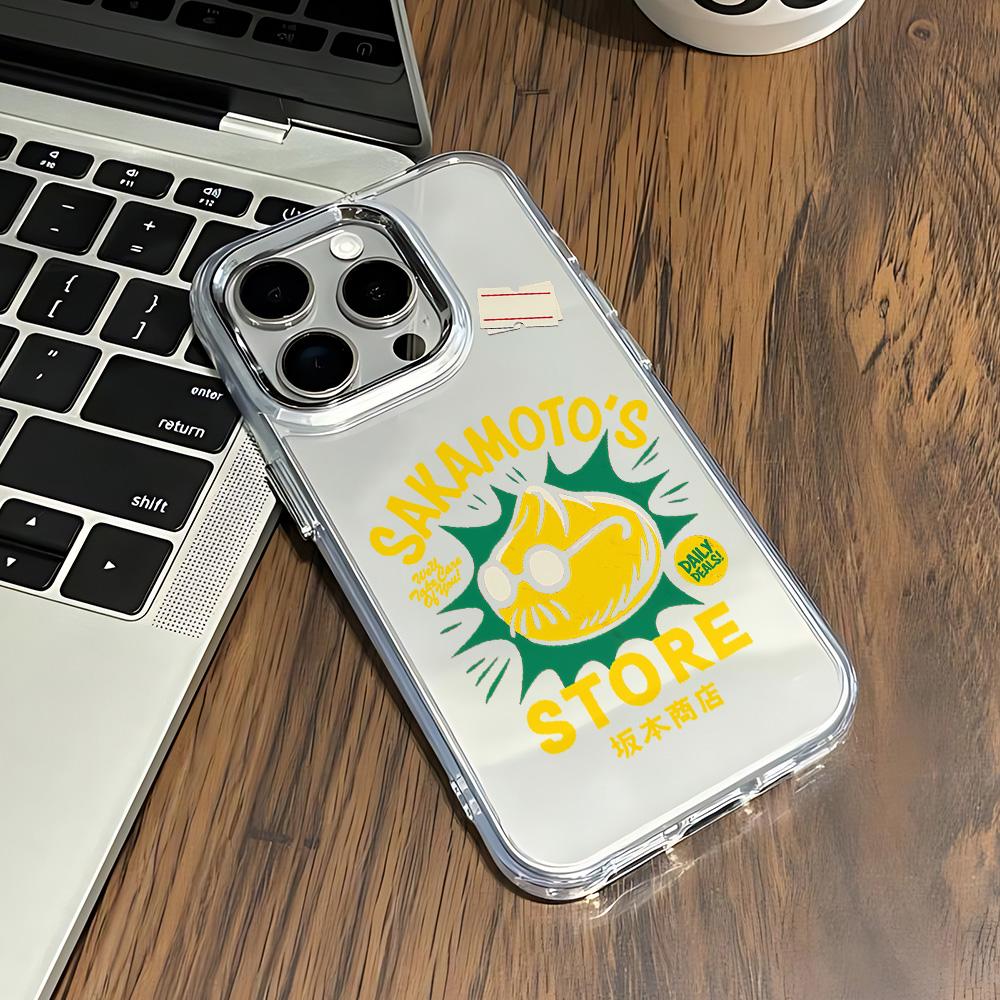 SAKAMOTOS DAYS Phone Case For iPhone 17 16e 16 15 14 13 12 11 mini Pro Max X XR XSMAX 8 7 Air Plus Transparent Soft Cover