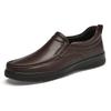 Moccasin Loafers Men Slip On Driving Shoes Soft Grained Uppers Elastic Gores Hand Stitched Apron 38-44