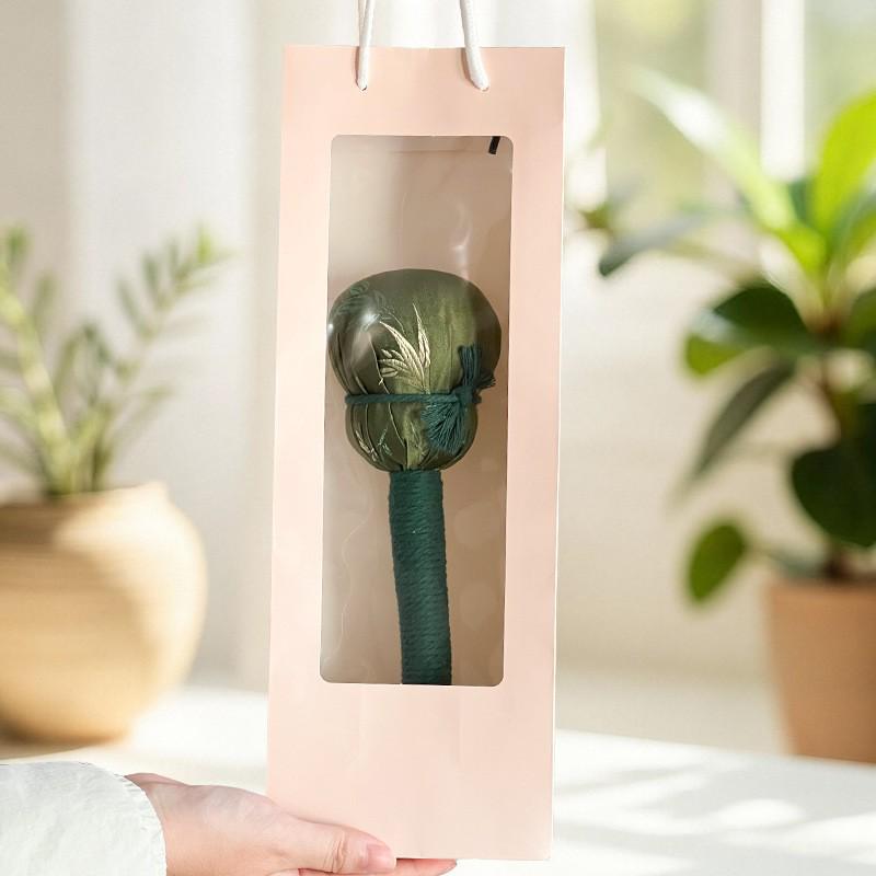 Red Hawthorn Rock Candy Mugwort Massage Hammer for Shoulder & Back
