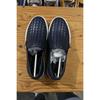 Panicare Mario Woven Leather Navy Cowhide Slip On M Ifo05na