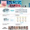 Stray Kids JYP JAPAN POPUP STORE 2025 SKZ SAUNA PHOTOCARD KEYRING BADGE