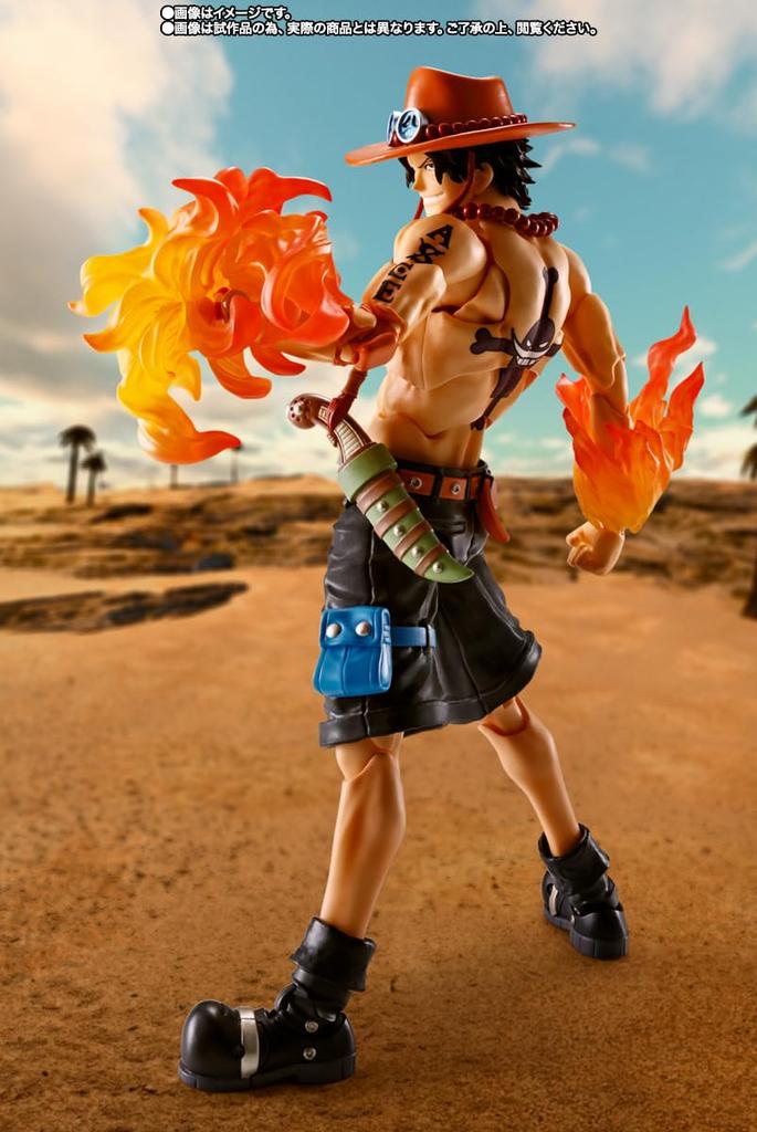 Tamashii Nations One Piece Portgas Ace Bandai Spirits Action Figure - - D. -Fire Fist-, S.H.Figuarts