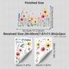 Static Window Clings Sticker Floral Raindrop Design For Home Office Decor Removable Privacy Glass Decal Easy Apply  Reusable