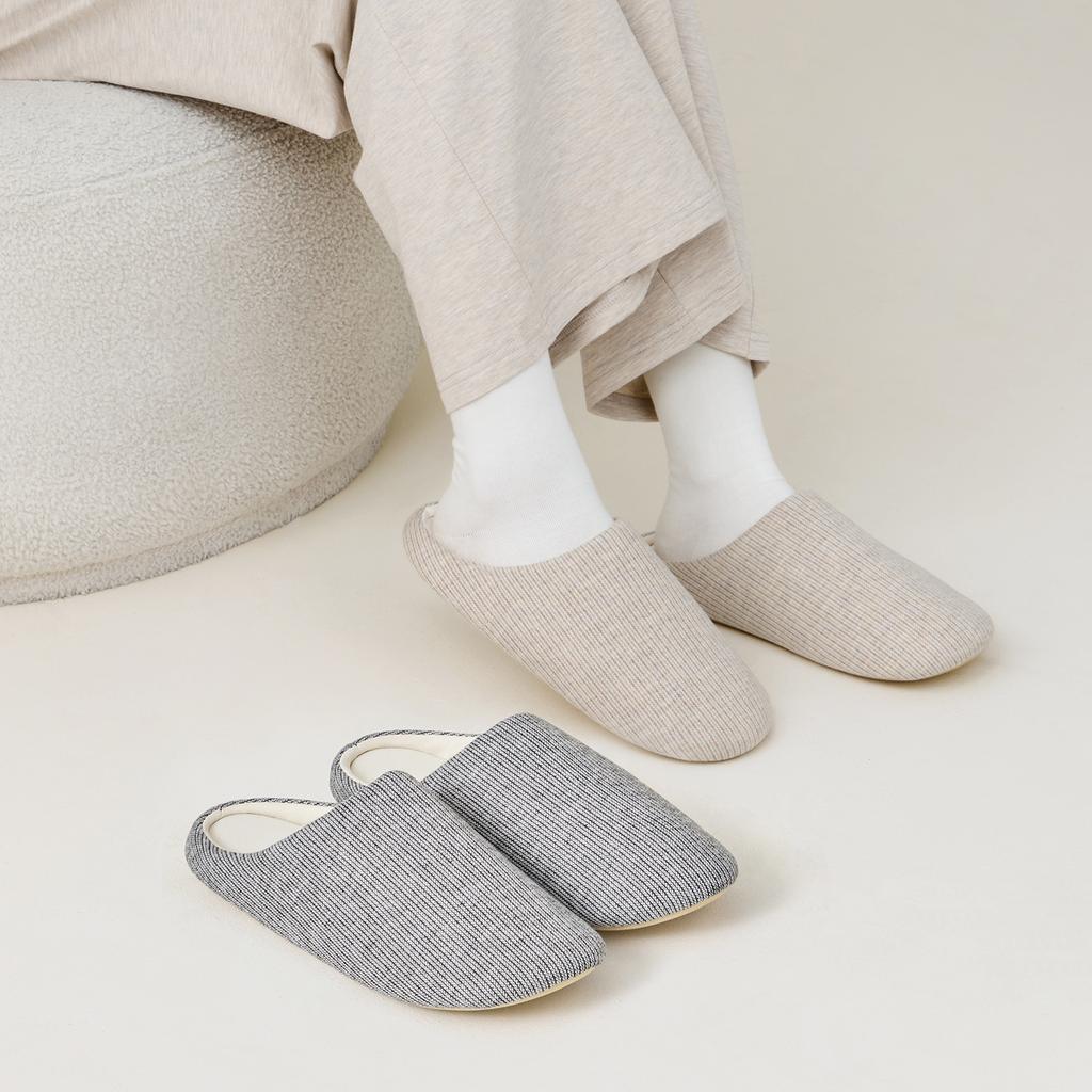 Women Home Slippers Fabric Warm Slides Comfortable Non-slip Slippers Indoor Outdoor Men Casual Slippers