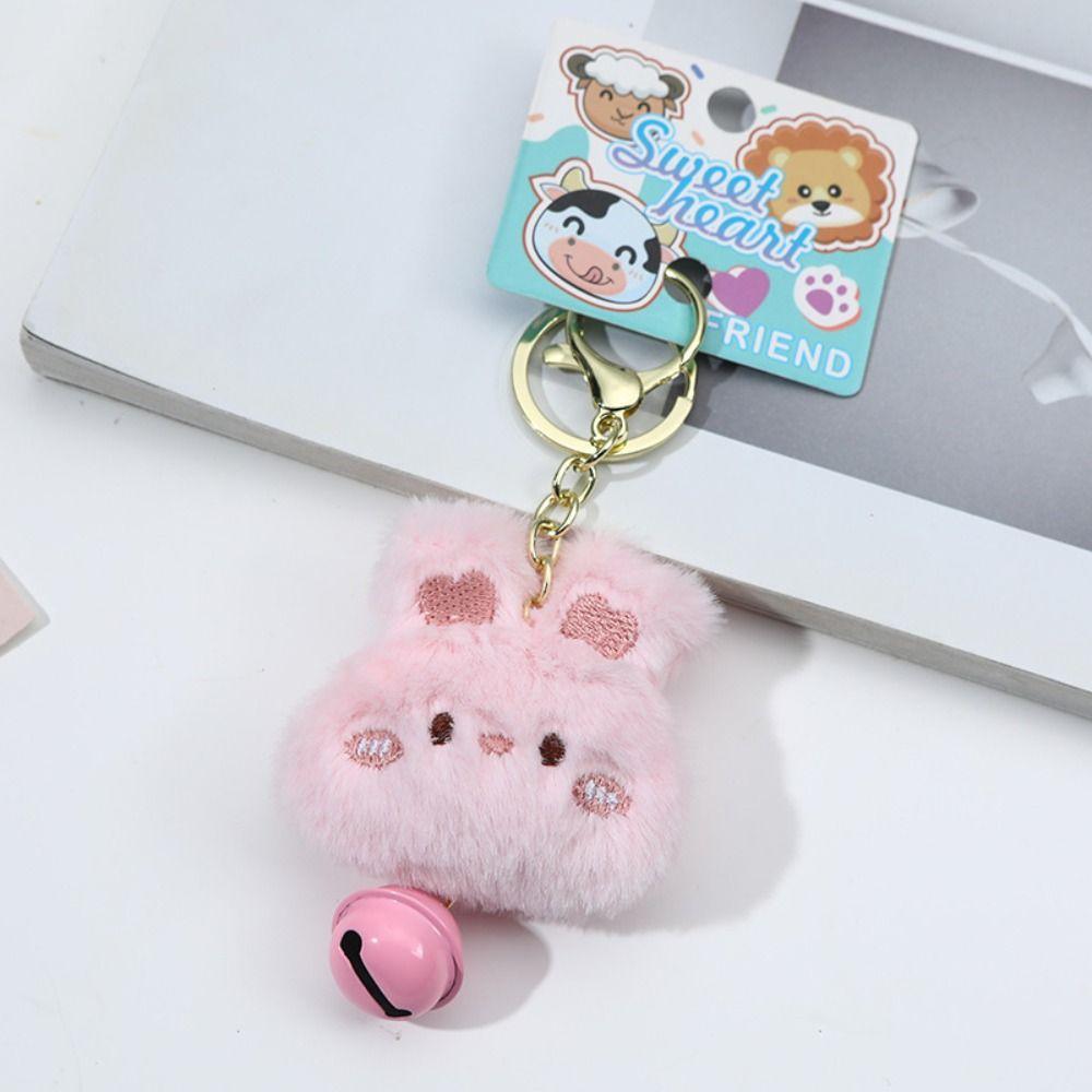 Cartoon Frog Plush Bag Pendant Bunny Cartoon Plush Keychain  Children's Toys