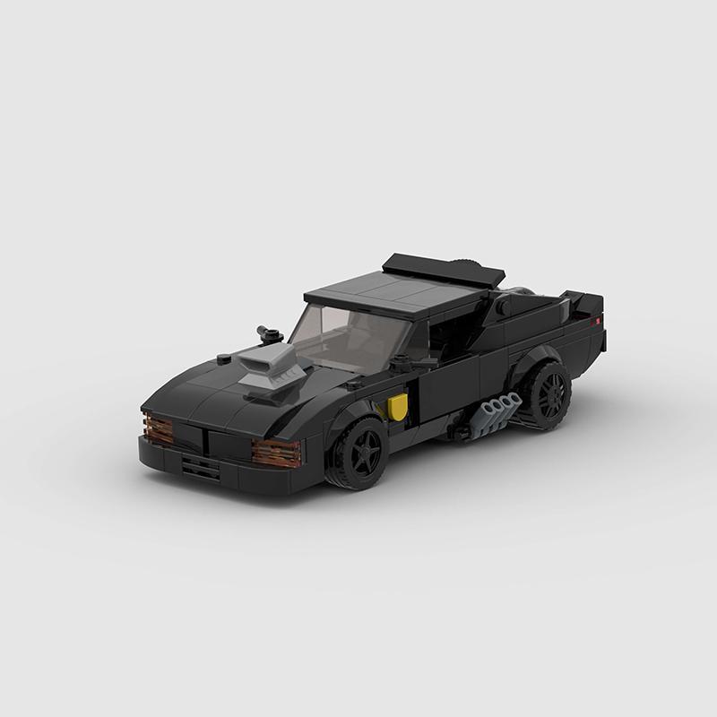 HOT Moc V8 Interceptor Coches de Carreras Técnicos Vehículo Deportivo Urbano Bloques de Construcción Garaje Creativo Juguetes para Niños Regalo