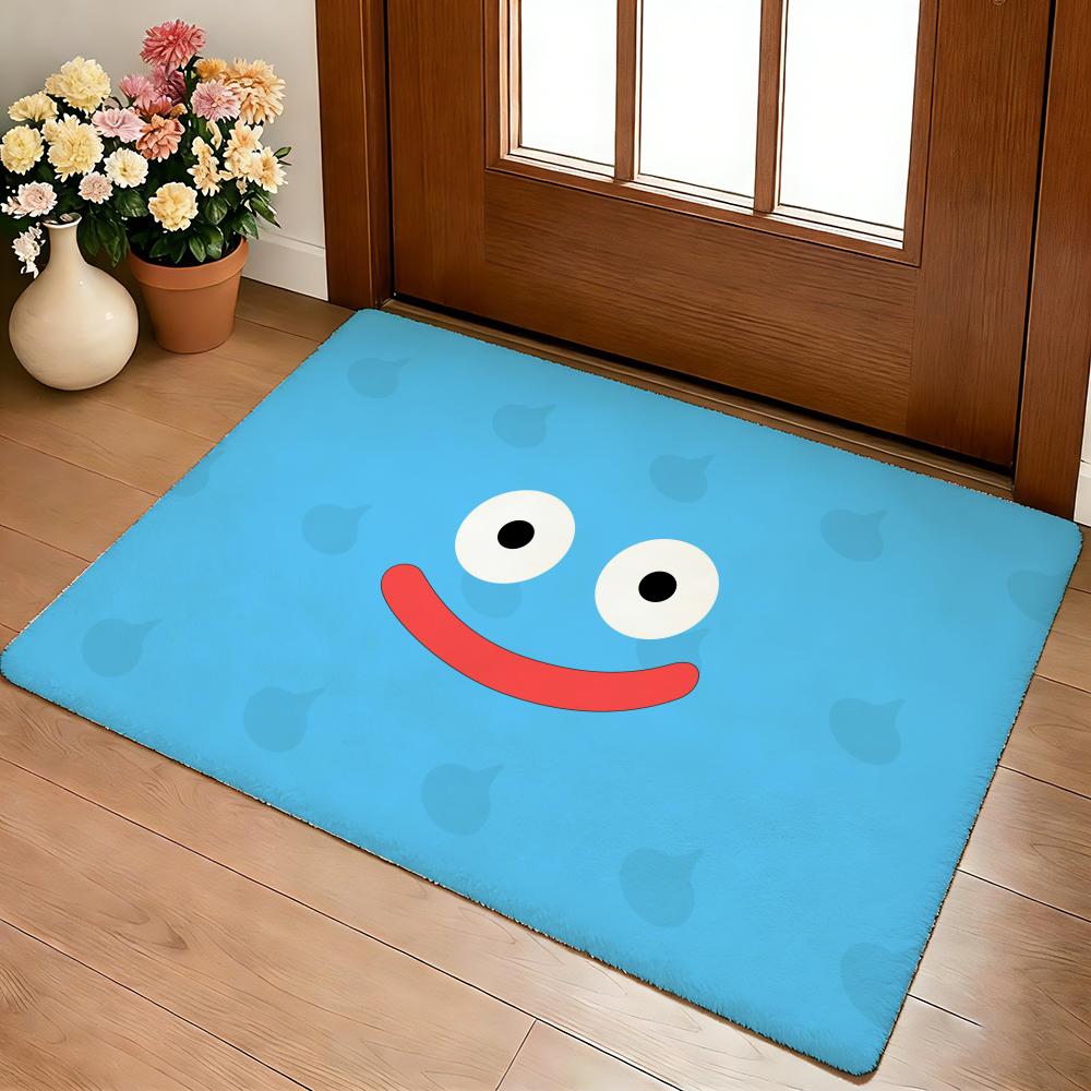 M-Morimori Dragon Anime Floor Mat Cozy Flannel Soft Thick Non-Slip Mat For Living Room Bedroom Kitchen Decor Rugs