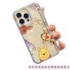 Winnie Tigger iPhone16promax mobile phone case Apple 15 transparent 14 Europe and America 13 Pro airbag 12/11