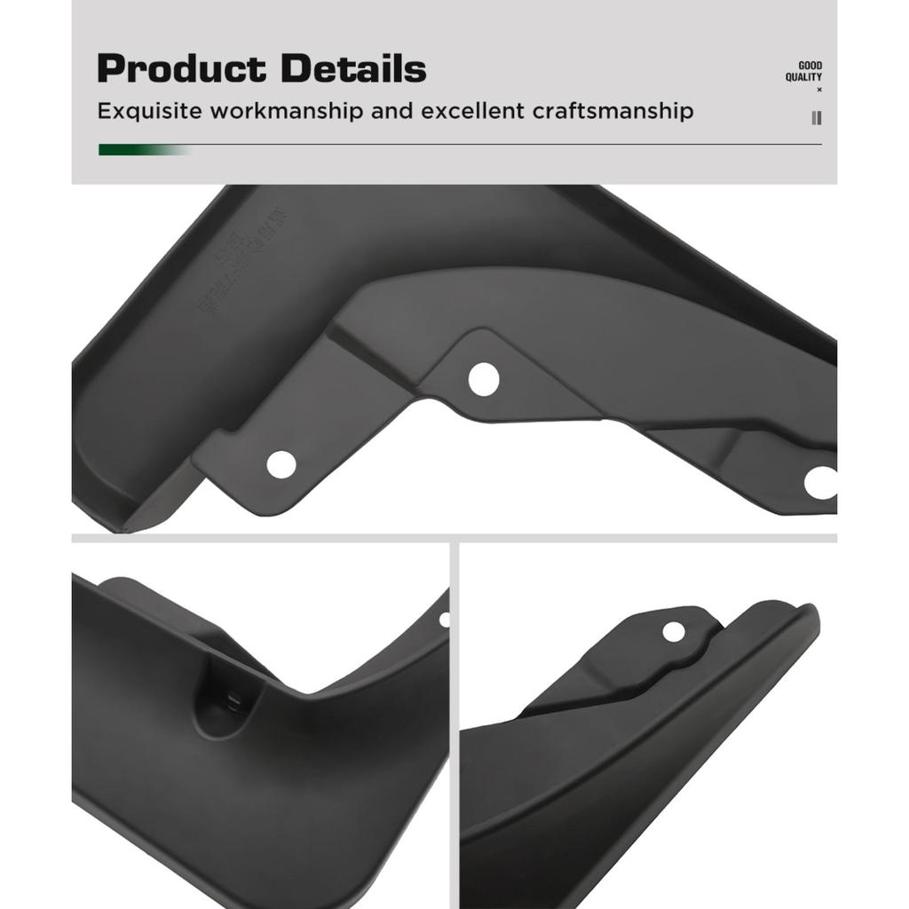 4PCS Car Mud Flaps Splash Guards Mudguards Car Mud Flaps Compatible with Great Wall Haval F7 F7x 2018 2019 2020 2021 2022 2023