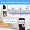 Cameră Wifi inteligentă pentru apeluri video cu ecran IPS de 2,8 inchi HD 1080P Cameră IP cu o singură tastă pentru apeluri Cameră video fără fir pentru convorbire video în două sensuri