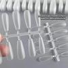 100Pcs/Box Matte Fake Nails No Polishing Press On False Nails Medium Short Design High Matt Soft Gel Nail Tips For Extension