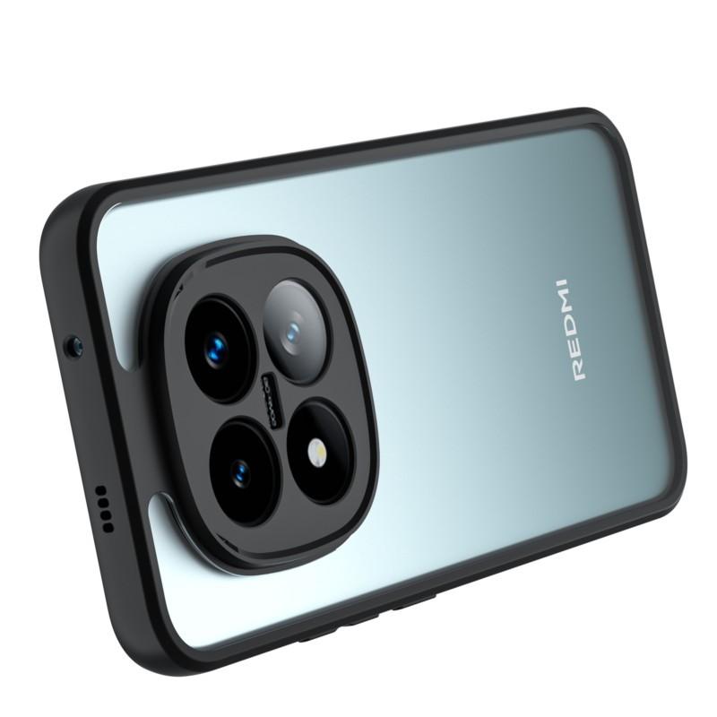 Pour Housse Redmi Note 15 Pro Pour Redmi Note 15 15 Pro Plus TPU Antichoc cadre noir transparent Housse Pour Redmi Note 15 Pro Plus