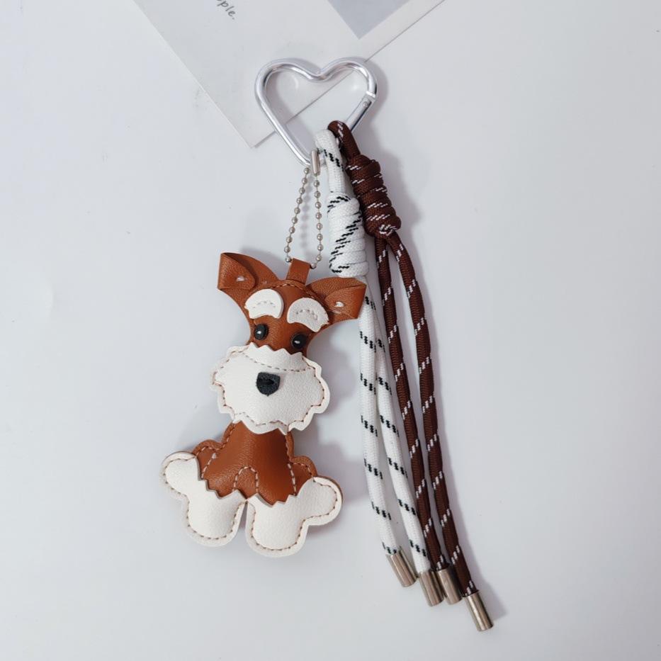 New Durable Braided Rope Polyester Bag Pendant Small Puppy Cartoon Multi-Strand Street Trends Gift Made in China