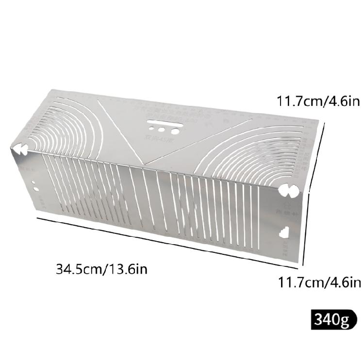 Stainless Scriber Multifunction Marking Tool Marking Ruler Angles & Marking Tool Drawing Tool for Metalworking