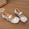 Fashion Flat Shoes Women's Widened Fattened Large Size Womens Shoe Mary Jane Shoe Women Retro Versatile Sports  Pumps Flat Ballet Shoes