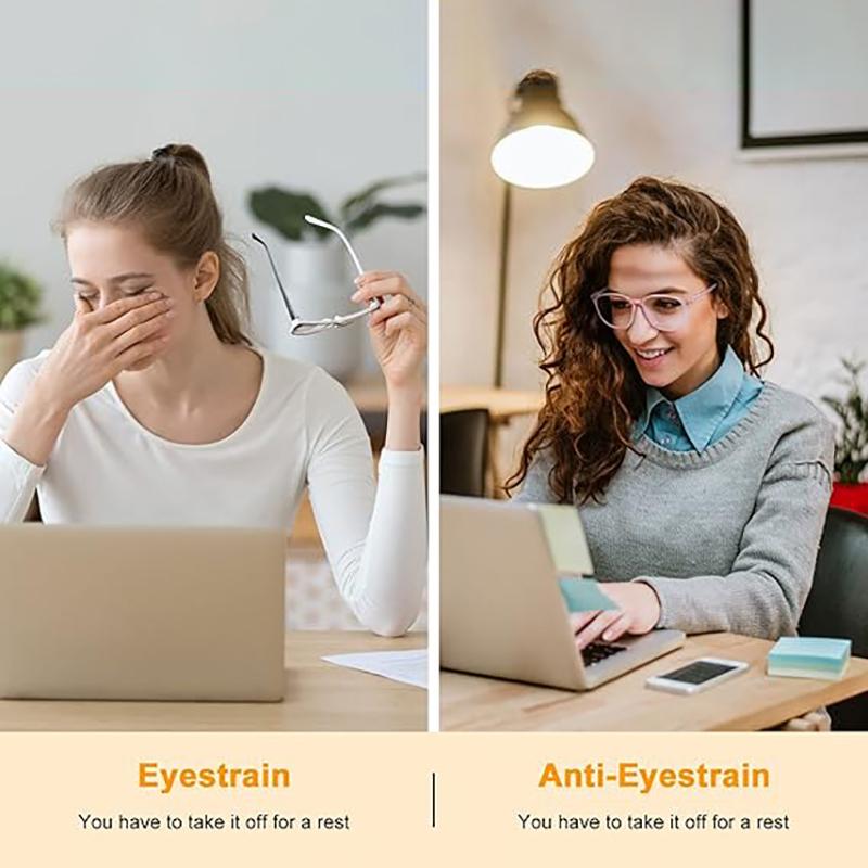 Прозрачная оправа для компьютерных очков для женщин и мужчин — фото 3