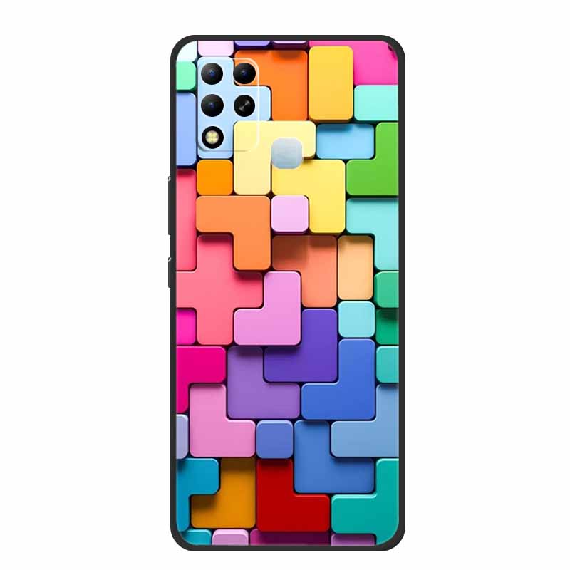 For Infinix Hot 11 G37 4G Case Marble Soft TPU Silicone Back Cover for Infinix Hot11 G37 X689F G 37 Protective Fundas Paras Etui