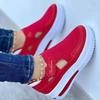 Rote Turnschuhe Frauen Schuhe Frau Tennis Schuhe Leinwand Schuh Weibliche Casual Schuhe Damen Sport Schuhe Plattform Sneaker Aushöhlen Schuhe