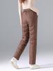 2026 Winter Women's Windproof Down Pants: Warm, Thick, Straight-Leg Outdoor Wear for Middle-Aged and Elderly