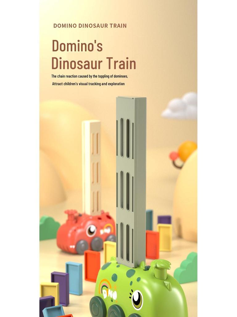 Electric Domino Train Set for Toddlers: Fun & Educational Building Blocks Toy