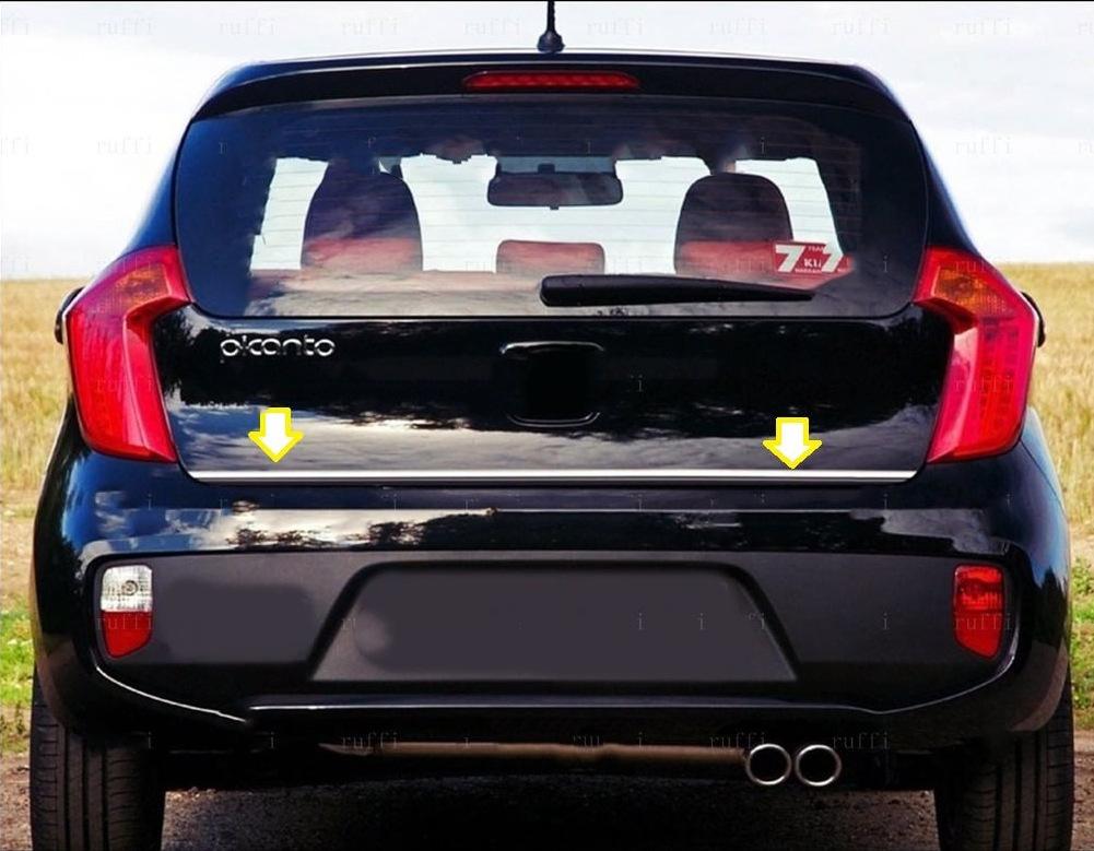 

Край багажника (нерж.) для Kia Picanto 2011-2016 рр.