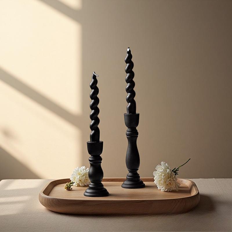 Roman Column, Retro French Style, High - End Scented Candle Holder Base for a Candlelit Dinner