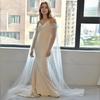Flowy Tulle Bride Sleeve Covers Elasticated Wristband Seamless Integration For Evening Gowns And Photo Props