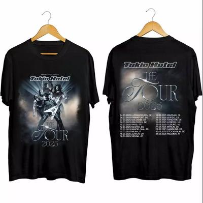 Tokio Hotel Tour 2025 Doppelseitiges T-Shirt Volle Größe S-4XL Unisex T-Shirt