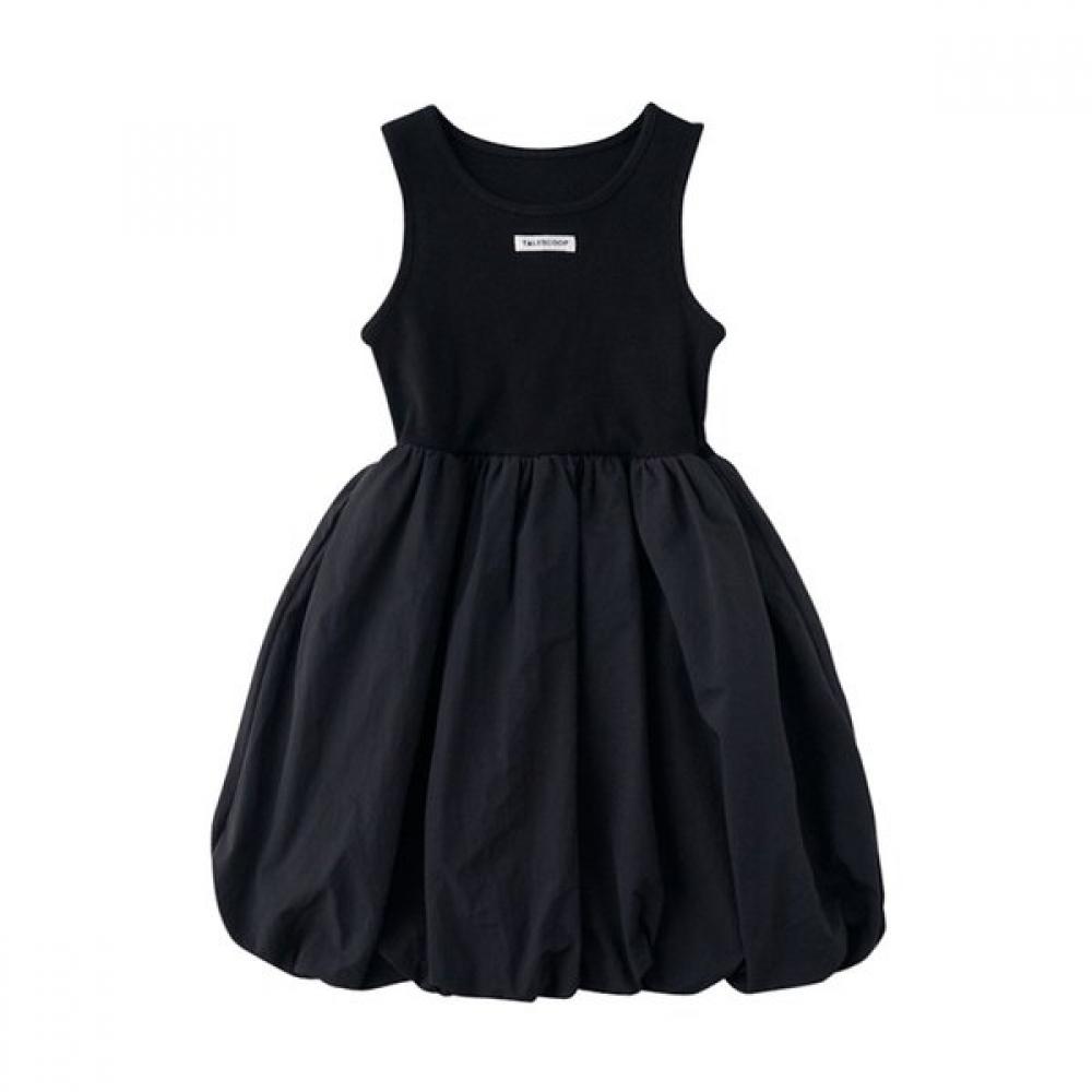 

Little Ground Ribbed Balloon Dress 76314 400 01 BLACK/155