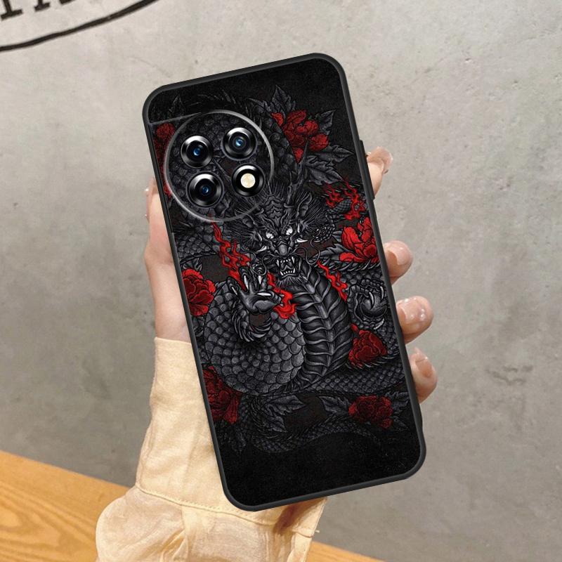 

Japanese Dragon Case For OnePlus 13 13R 13s 12 12R 11 10 10T 8T Nord CE 5 4 2 3 Lite Nord N10 N20 N30 Cover OnePlus 9