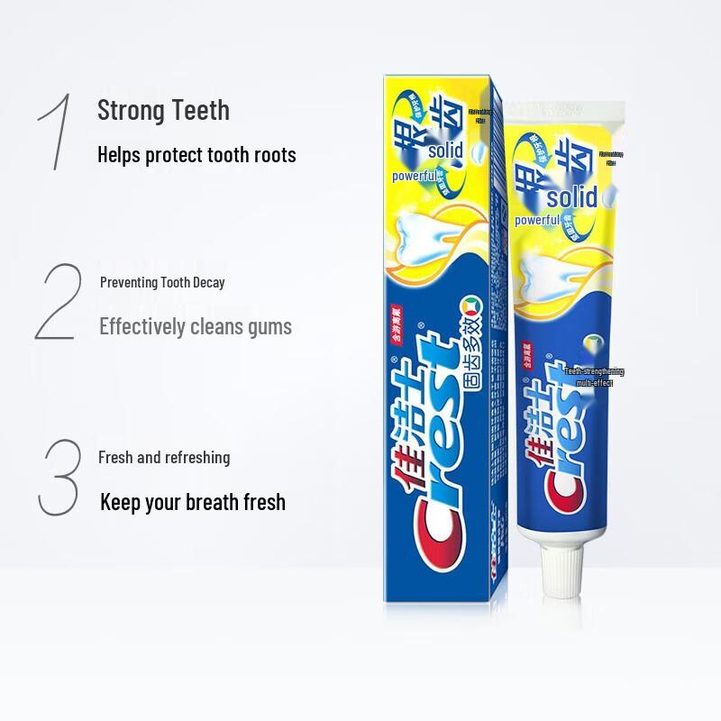 Crest Strong Root & Gum Care Toothpaste, 2-Pack