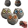 Owl Resin Crafts Home Courtyard Garden Decoration Cute Handmade Desktop Ornament Decoration of Garden Figurines