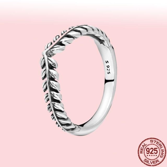 New 100 %925 Sterling Silver Rings Wholesale Popular Flower Lucky Rings For Women Jewelry Making