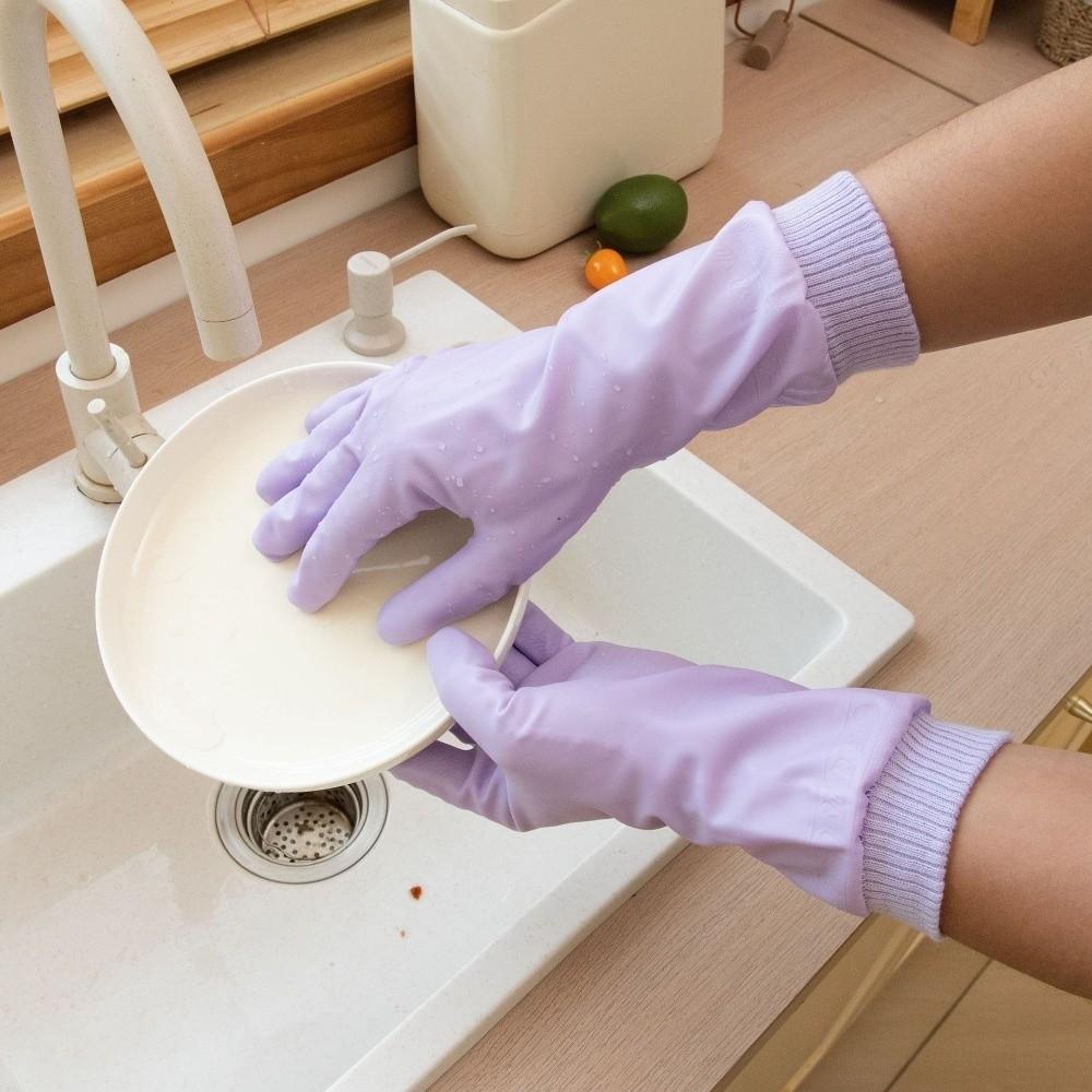 Tear-resistant Dishwashing Gloves Waterproof Housekeeping Gloves Cleaning Gloves  Kitchen Use