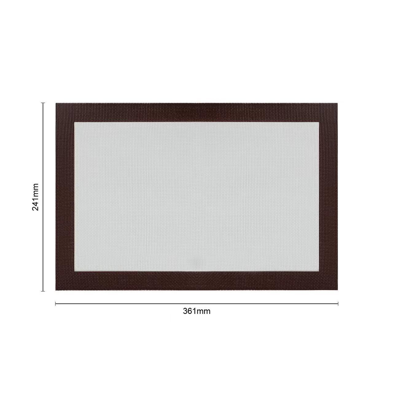 

Силіконовий скловолоконний перфорований килимок для випічки: Дихаючий сітчастий килимок для духовки для листкового печива та випічки на деку.