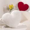 Creative Heart-Shaped Plush Pillow/Cushion/Backrest With Insert/Sofa Lumbar Support