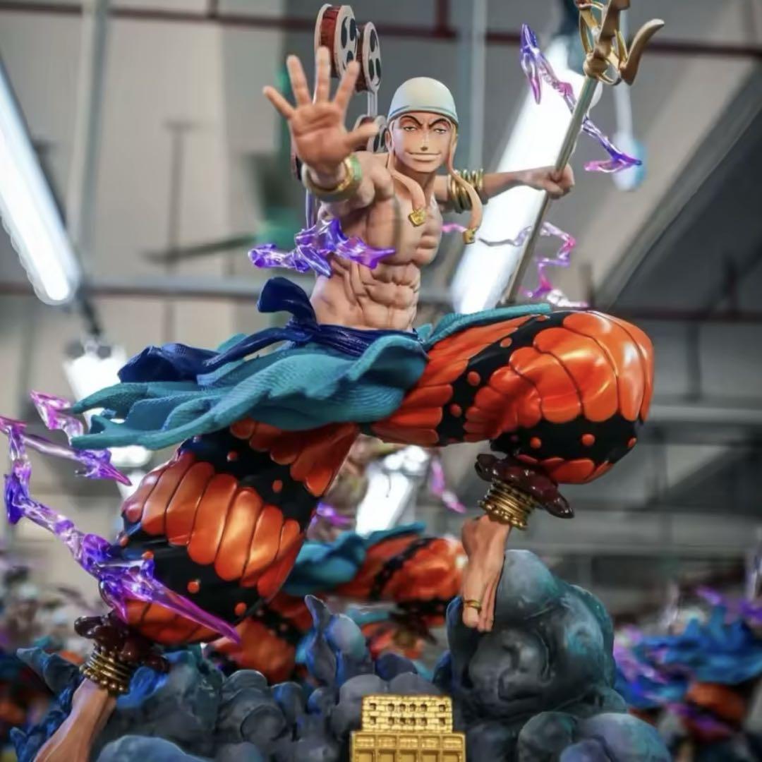 

[USED] One Piece Enel Garage Kit Statue Figure