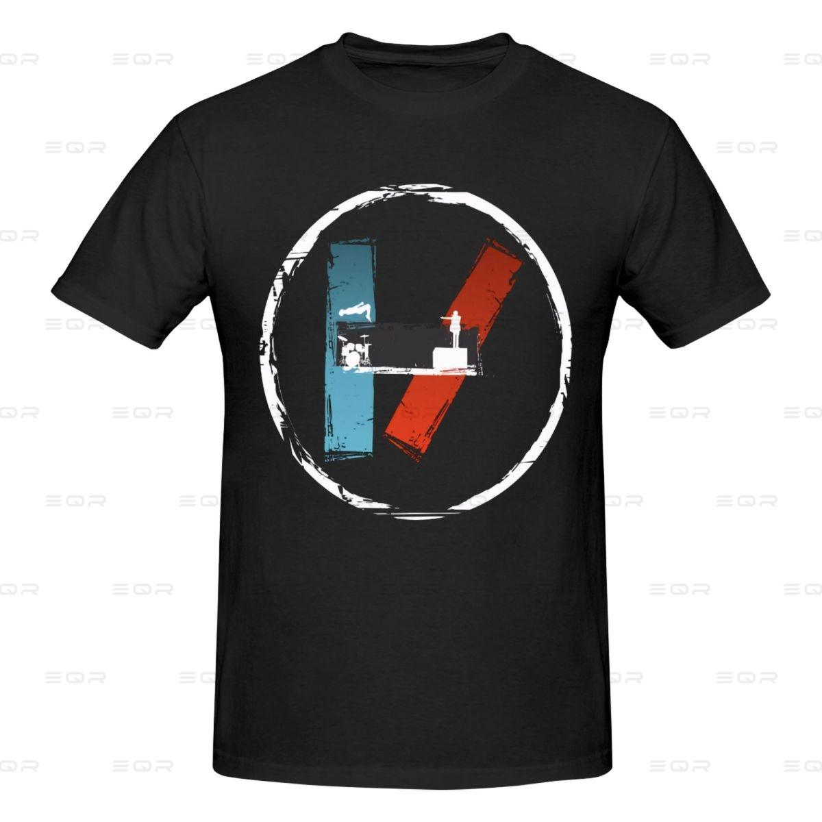 

Мужская футболка Twenty One Pilots с круглым вырезом, свободного покроя, стиль ins, новинка, подарок на весь год S